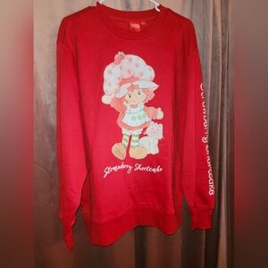 Strawberry Shortcake Red Graphic Sweater